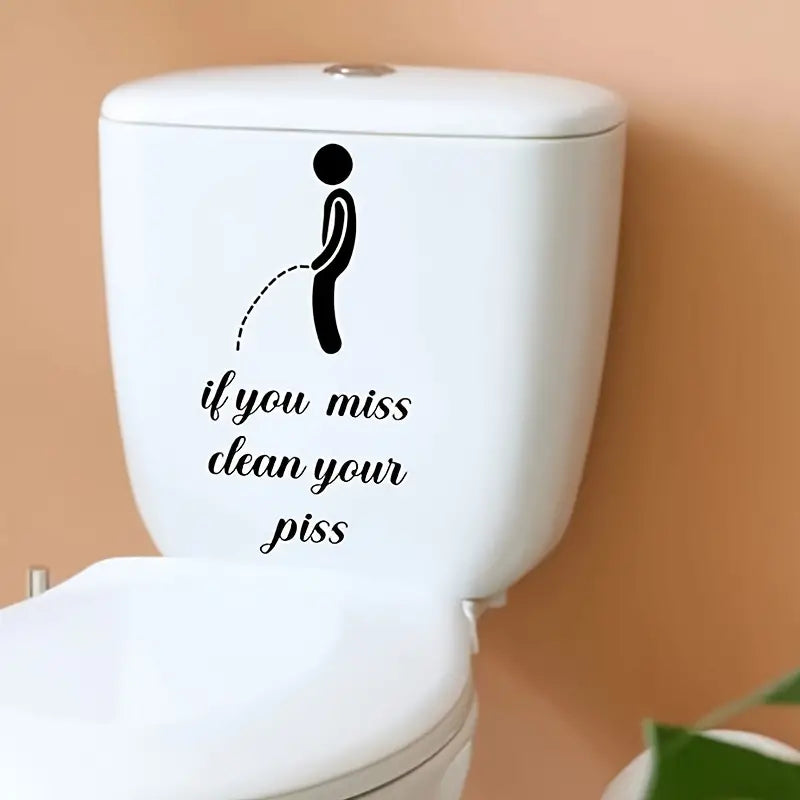 Removable Toilet Sticker